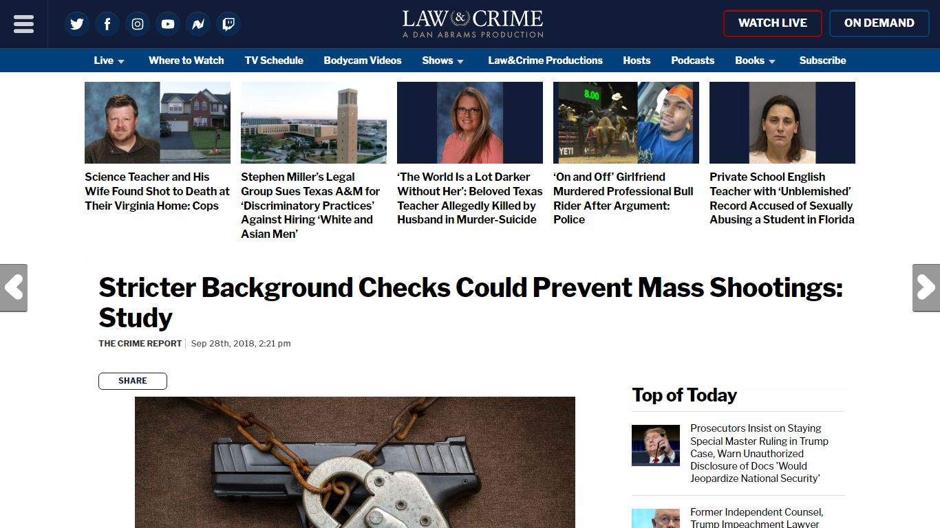 Stricter Background Checks Could Prevent Mass Shootings: Study